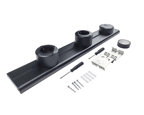 Modular Desk Mount Power Track with USB-C & USB-A Ports